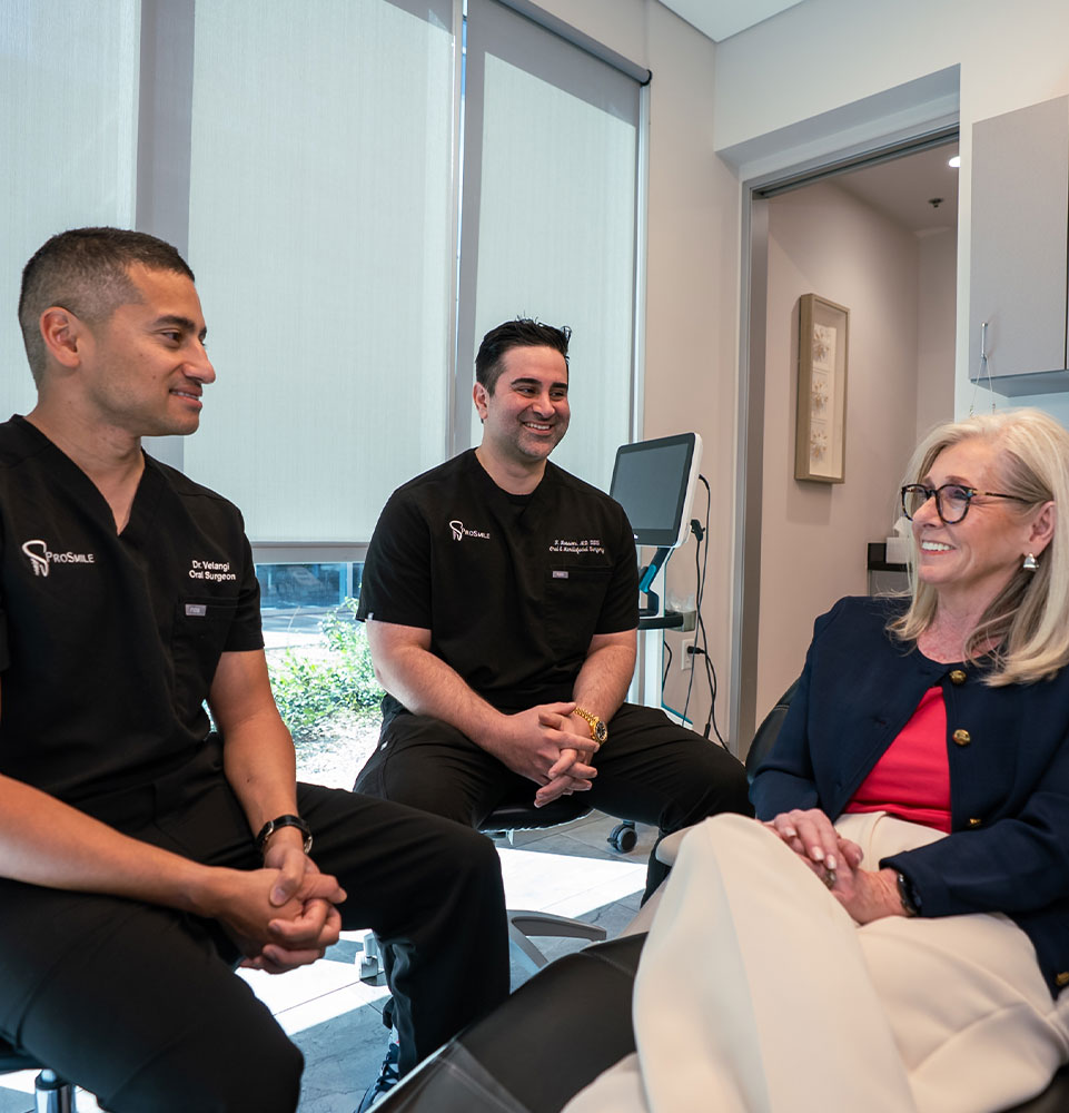 Doctors consulting with Patient