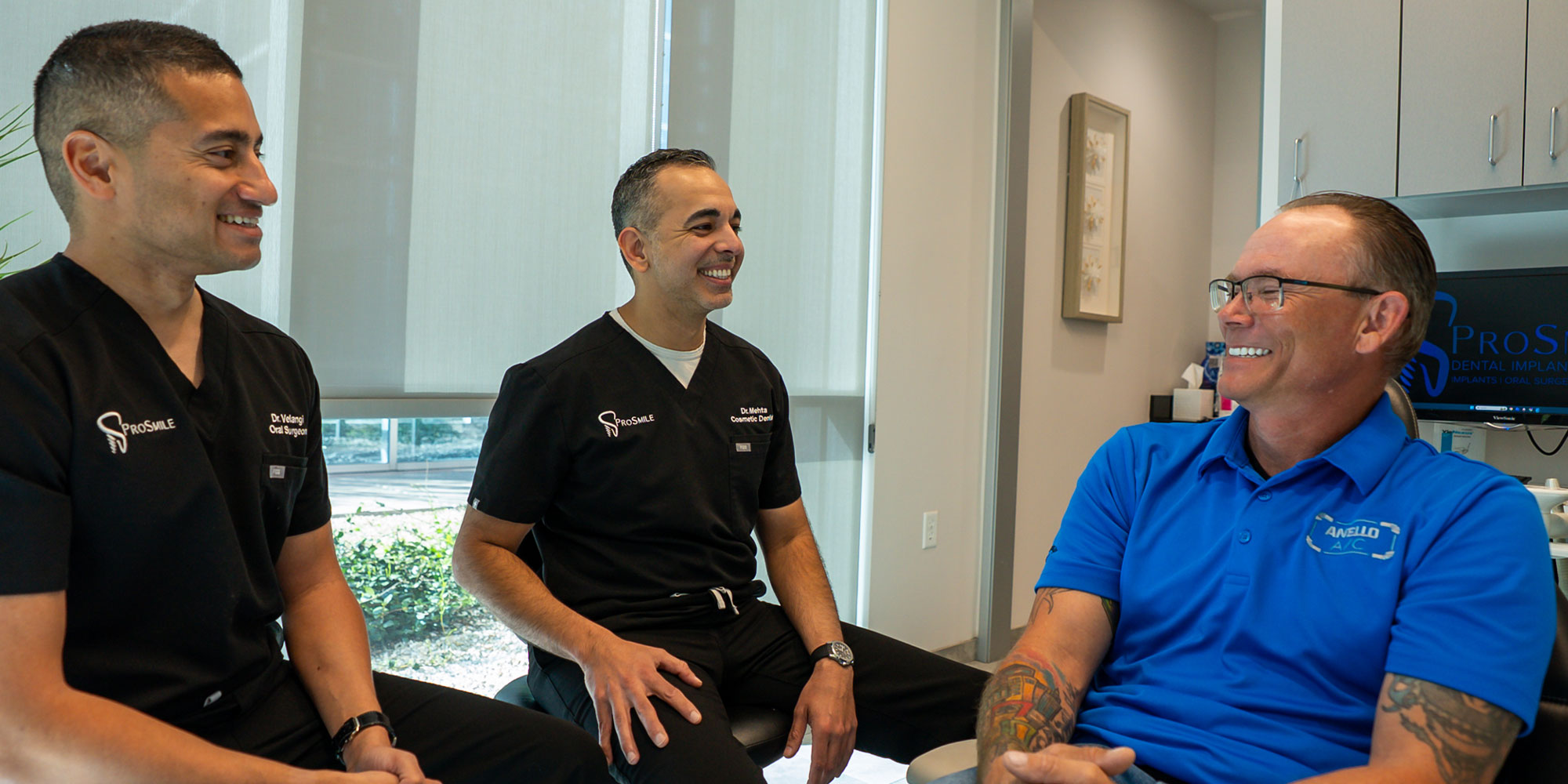 Doctor consulting with Patient over sedation options