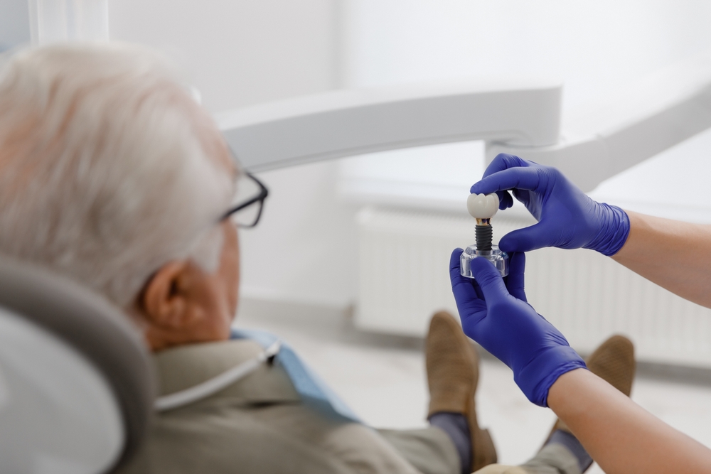 Patient consultation at dental implant center in Phoenix